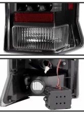 Xtune LED Tail Lights With Black Lens Cadillac Escalade 2002-2006                                     - ALT-JH-CE02-LED-BK - Image 4