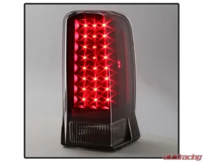 Xtune LED Tail Lights With Black Lens Cadillac Escalade 2002-2006 - ALT-JH-CE02-LED-BK