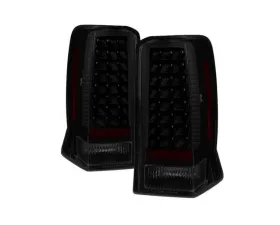 Xtune LED Tail Lights With Black Smoked Lens Cadillac Escalade 2002-2006