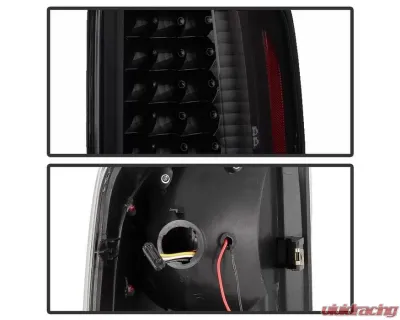 Xtune LED Tail Lights With Black Smoked Lens Cadillac Escalade 2002-2006 - ALT-JH-CE02-LED-BSM