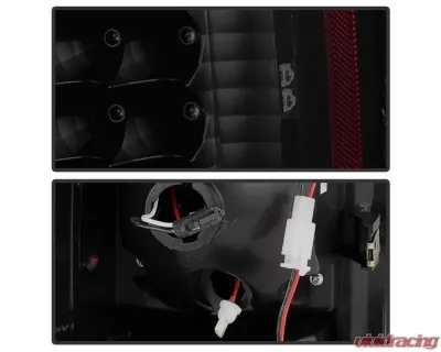 Xtune LED Tail Lights With Black Smoked Lens Cadillac Escalade 2002-2006 - ALT-JH-CE02-LED-BSM