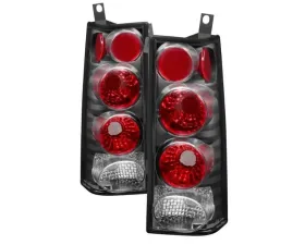 Xtune Euro Style Tail Lights With Black Lens Chevrolet Express | GMC Savana 2003-2008