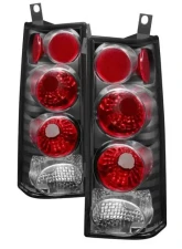 Xtune Euro Style Tail Lights With Black Lens Chevrolet Express | GMC Savana 2003-2008                                     - ALT-JH-CEXP03-BK - Image 6