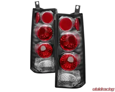 Xtune Euro Style Tail Lights With Black Lens Chevrolet Express | GMC Savana 2003-2008 - ALT-JH-CEXP03-BK