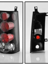 Xtune Euro Style Tail Lights With Black Lens Chevrolet Express | GMC Savana 2003-2008                                     - ALT-JH-CEXP03-BK - Image 2