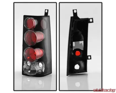 Xtune Euro Style Tail Lights With Black Lens Chevrolet Express | GMC Savana 2003-2008 - ALT-JH-CEXP03-BK