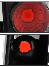 Xtune Euro Style Tail Lights With Black Lens Chevrolet Express | GMC Savana 2003-2008                                     - ALT-JH-CEXP03-BK - Image 3