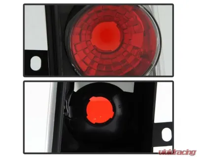 Xtune Euro Style Tail Lights With Black Lens Chevrolet Express | GMC Savana 2003-2008 - ALT-JH-CEXP03-BK
