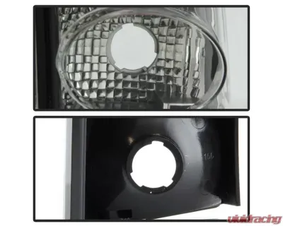 Xtune Euro Style Tail Lights With Black Lens Chevrolet Express | GMC Savana 2003-2008 - ALT-JH-CEXP03-BK