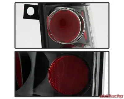 Xtune Euro Style Tail Lights With Black Lens Chevrolet Express | GMC Savana 2003-2008 - ALT-JH-CEXP03-BK