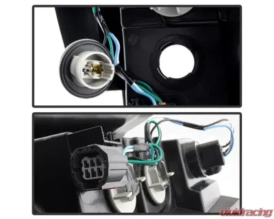Xtune OEM Left Driver Side LED Tail Lights With Red Clear Lens Chrysler Town & Country 2011-2015 - ALT-JH-CHRTC11-OE-L