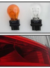 Xtune OEM Left Driver Side LED Tail Lights With Red Clear Lens Chrysler Town & Country 2011-2015                                     - ALT-JH-CHRTC11-OE-L - Image 5