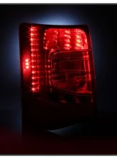 Xtune OEM Left Driver Side LED Tail Lights With Red Clear Lens Chrysler Town & Country 2011-2015                                     - ALT-JH-CHRTC11-OE-L - Image 6
