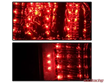 Xtune OEM Left Driver Side LED Tail Lights With Red Clear Lens Chrysler Town & Country 2011-2015 - ALT-JH-CHRTC11-OE-L