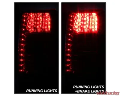 Xtune OEM Left Driver Side LED Tail Lights With Red Clear Lens Chrysler Town & Country 2011-2015 - ALT-JH-CHRTC11-OE-L