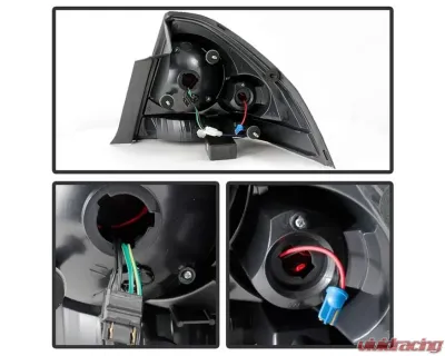 Xtune LED Tail Lights With Black Smoked Lens Chevrolet Impala 2006-2016 - ALT-JH-CIM06-LED-BSM