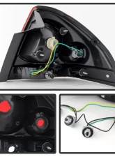 Xtune Driver Side OE Style Tail Lights Chevrolet Impala 2006-2016                                     - ALT-JH-CIM06-OE-L - Image 3