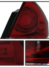 Xtune OE Tail Lights With Red Smoked Lens Chevrolet Impala 2006-2016                                     - ALT-JH-CIM06-OE-RSM - Image 2