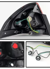 Xtune OE Tail Lights With Red Smoked Lens Chevrolet Impala 2006-2016                                     - ALT-JH-CIM06-OE-RSM - Image 3