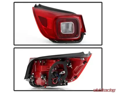 Xtune OE Outer Left Driver Side Factory Style LED Tail Lights Chevrolet Malibu 2013-2015 - ALT-JH-CM13-LED-OE-OL