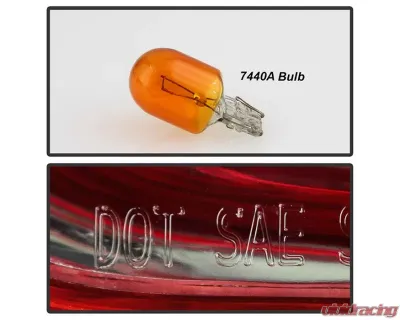 Xtune OE Outer Left Driver Side Factory Style LED Tail Lights Chevrolet Malibu 2013-2015 - ALT-JH-CM13-LED-OE-OL