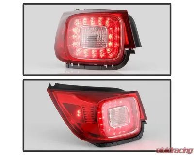 Xtune OE Outer Left Driver Side Factory Style LED Tail Lights Chevrolet Malibu 2013-2015 - ALT-JH-CM13-LED-OE-OL