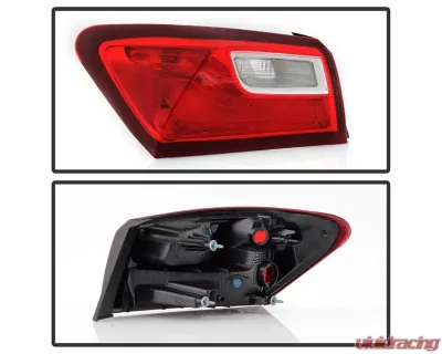 Xtune OE Outer Left Driver Side Tail Lights Chevrolet Malibu 2016-2018 - ALT-JH-CM16-OE-OL