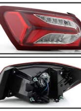 Xtune OE Outer Left Driver Side LED Tail Light Chevrolet Malibu 2019-2021                                     - ALT-JH-CM19-LED-OE-OL - Image 2