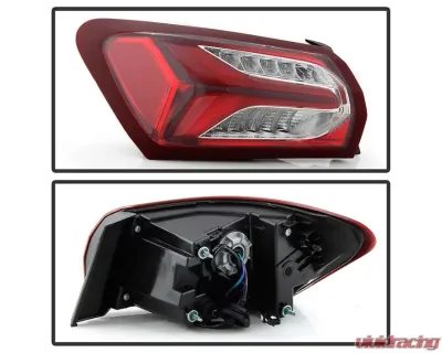Xtune OE Outer Left Driver Side LED Tail Light Chevrolet Malibu 2019-2021 - ALT-JH-CM19-LED-OE-OL