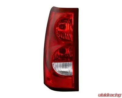 Xtune Factory Style Driver Side Tail Lights With Red Clear Lens Chevrolet Silverado 2003-2007 - ALT-JH-CS03-OE-L