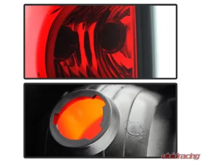 Xtune Factory Style Driver Side Tail Lights With Red Clear Lens Chevrolet Silverado 2003-2007 - ALT-JH-CS03-OE-L