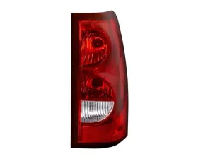 Xtune Factory Style Passenger Side Tail Lights With Red Clear Lens Chevrolet Silverado 2003-2007