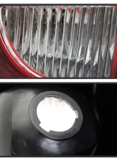 Xtune Factory Style Passenger Side Tail Lights With Red Clear Lens Chevrolet Silverado 2003-2007                                     - ALT-JH-CS03-OE-R - Image 4