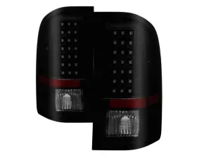 Xtune LED Tail Lights With Black Smoked Lens Chevrolet Silverado | GMC Sierra 2007-2014