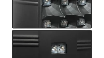 Xtune LED Tail Lights With Black Lens Chevrolet Silverado | GMC Sierra 2007-2014                                     - ALT-JH-CS07-LED-BK - Image 3