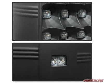 Xtune LED Tail Lights With Black Lens Chevrolet Silverado | GMC Sierra 2007-2014 - ALT-JH-CS07-LED-BK