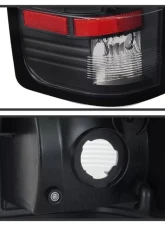 Xtune LED Tail Lights With Black Lens Chevrolet Silverado | GMC Sierra 2007-2014                                     - ALT-JH-CS07-LED-BK - Image 4