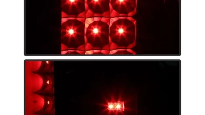 Xtune LED Tail Lights With Black Lens Chevrolet Silverado | GMC Sierra 2007-2014                                     - ALT-JH-CS07-LED-BK - Image 8