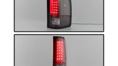 Xtune LED Tail Lights With Black Lens Chevrolet Silverado | GMC Sierra 2007-2014                                     - ALT-JH-CS07-LED-BK - Image 9