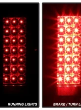 Xtune LED Tail Lights With Black Lens Chevrolet Silverado | GMC Sierra 2007-2014                                     - ALT-JH-CS07-LED-BK - Image 10