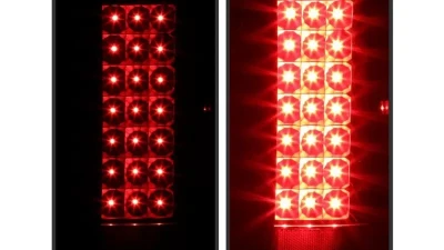 Xtune LED Tail Lights With Black Lens Chevrolet Silverado | GMC Sierra 2007-2014                                     - ALT-JH-CS07-LED-BK - Image 10