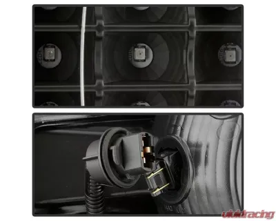 Xtune LED Tail Lights With Black Lens Chevrolet Silverado | GMC Sierra 2014-2019 - ALT-JH-CS14-LED-BK