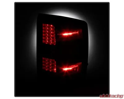 Xtune LED Tail Lights With Black Lens Chevrolet Silverado | GMC Sierra 2014-2019 - ALT-JH-CS14-LED-BK