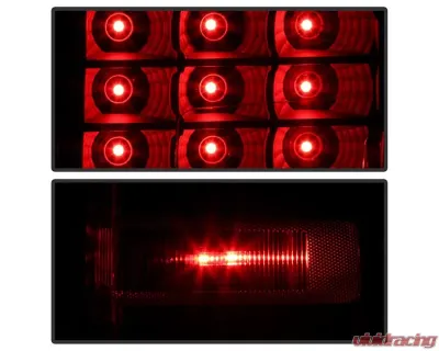 Xtune LED Tail Lights With Black Lens Chevrolet Silverado | GMC Sierra 2014-2019 - ALT-JH-CS14-LED-BK