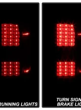 Xtune LED Tail Lights With Black Lens Chevrolet Silverado | GMC Sierra 2014-2019                                     - ALT-JH-CS14-LED-BK - Image 10