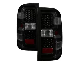Xtune LED Tail Lights With Black Smoked Lens Chevrolet Silverado | GMC Sierra 2014-2019