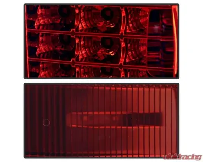 Xtune LED Tail Lights With Red Clear Lens Chevrolet Silverado | GMC Sierra 2014-2019 - ALT-JH-CS14-LED-RC