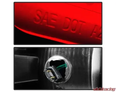 Xtune LED Tail Lights With Red Clear Lens Chevrolet Silverado | GMC Sierra 2014-2019 - ALT-JH-CS14-LED-RC