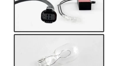 Xtune LED Tail Lights With Red Clear Lens Chevrolet Silverado | GMC Sierra 2014-2019                                     - ALT-JH-CS14-LED-RC - Image 5