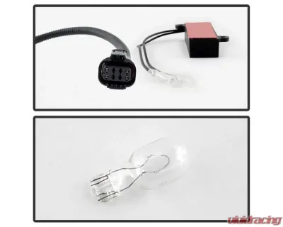 Xtune LED Tail Lights With Red Clear Lens Chevrolet Silverado | GMC Sierra 2014-2019 - ALT-JH-CS14-LED-RC